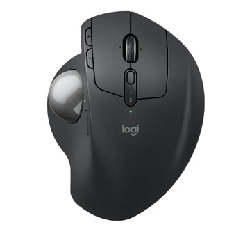 עכבר אלחוטי ארגונומי מתקדם ליד ימין כולל כדור עקיבה לוג'יטק Logitech MX ERGO S Advanced Wireless Track Ball Right Hand